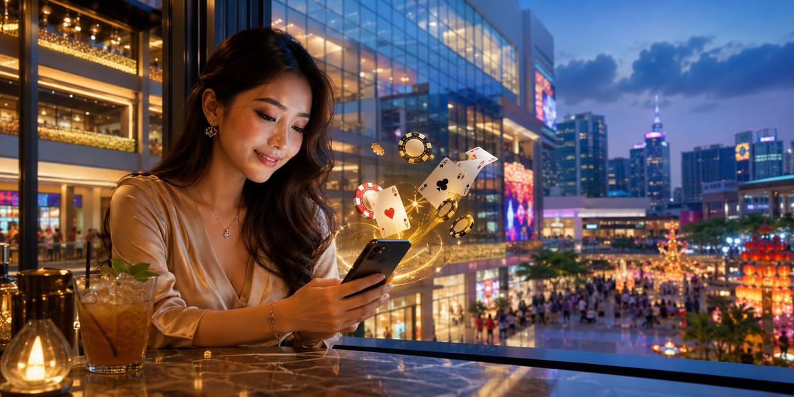 Suasana permainan poker bergaya Melayu di Johor Bahru